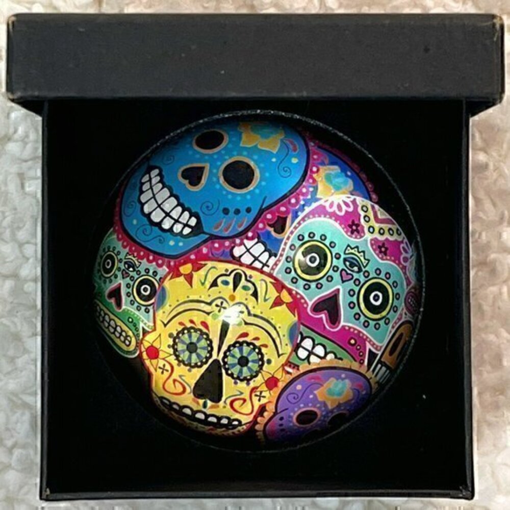 Lucy Lu "Day of the Dead" Paperweight